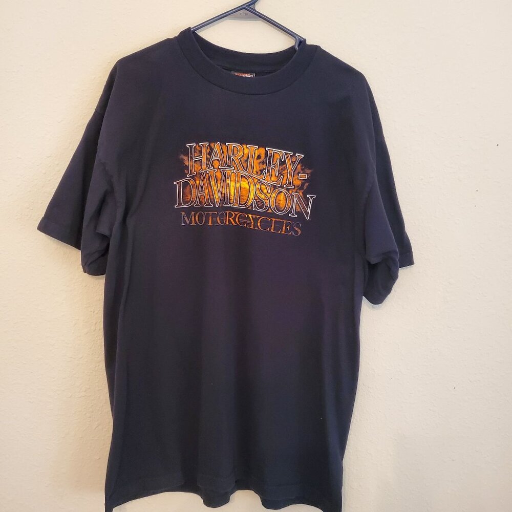 Harley Davidson black men's T shirt from Dubai, UAE, size XL